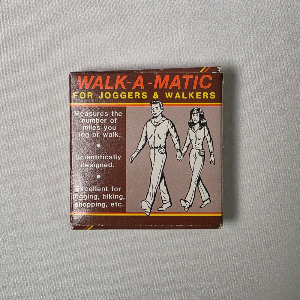 Chadwick-Miller Walk-A-Matic Pedometer Walkers and Joggers 1985 Vintage Japan